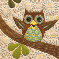 Free owl quilt pattern by Amy Krasnansky