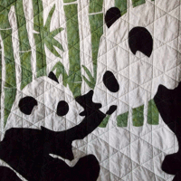 Panda Quilt by Amy Krasnansky