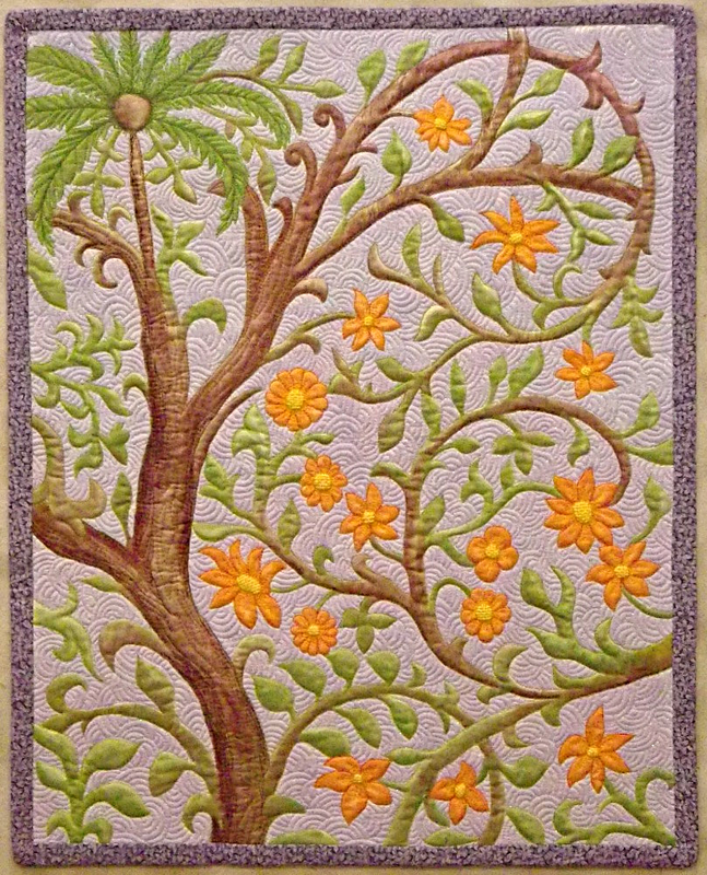 Flowering vine quilt